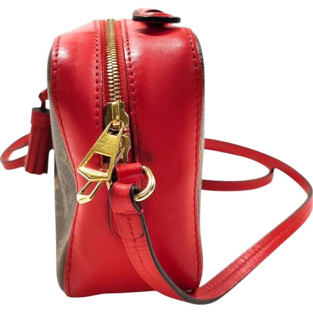 303855BG (X6) Louis Vuitton Crossbody Bag Saintonge Coklico Brown Monogram - Picture 3 of 13